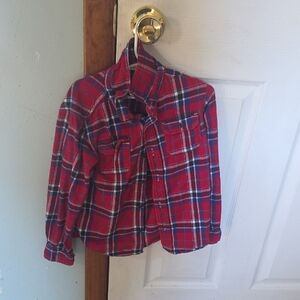 Carter's Red Plaid Button-Down Shirt for Kids